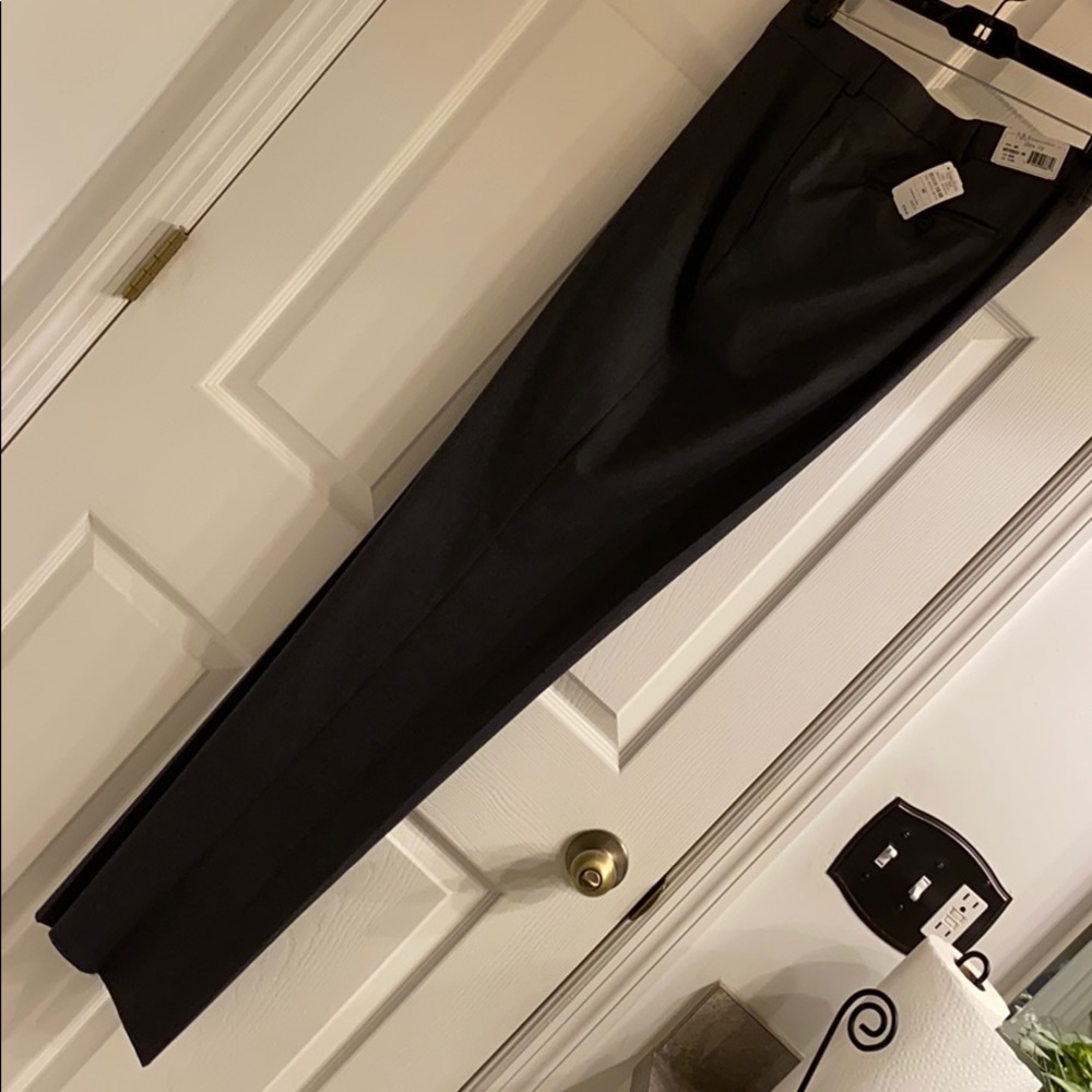 Wool Straight-Leg Trousers